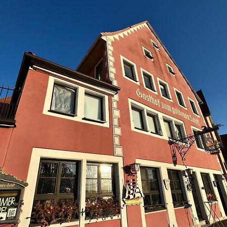 Gasthof Zum Goldenen Schiff - Lehm, Stil & Altstadtflair Marktbreit Bagian luar foto